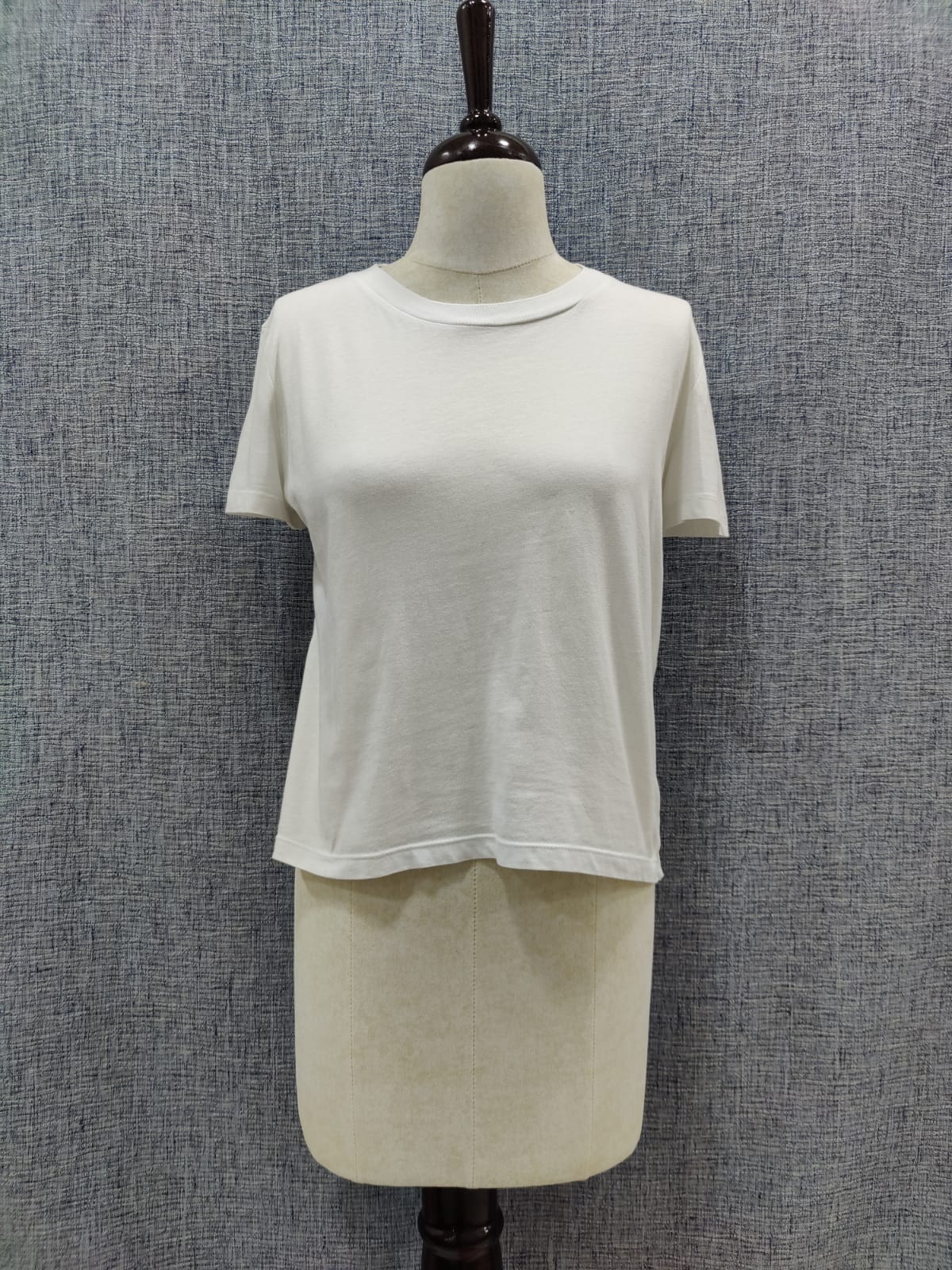 ZARA White Knit Half Sleeve Crop Top | Relove