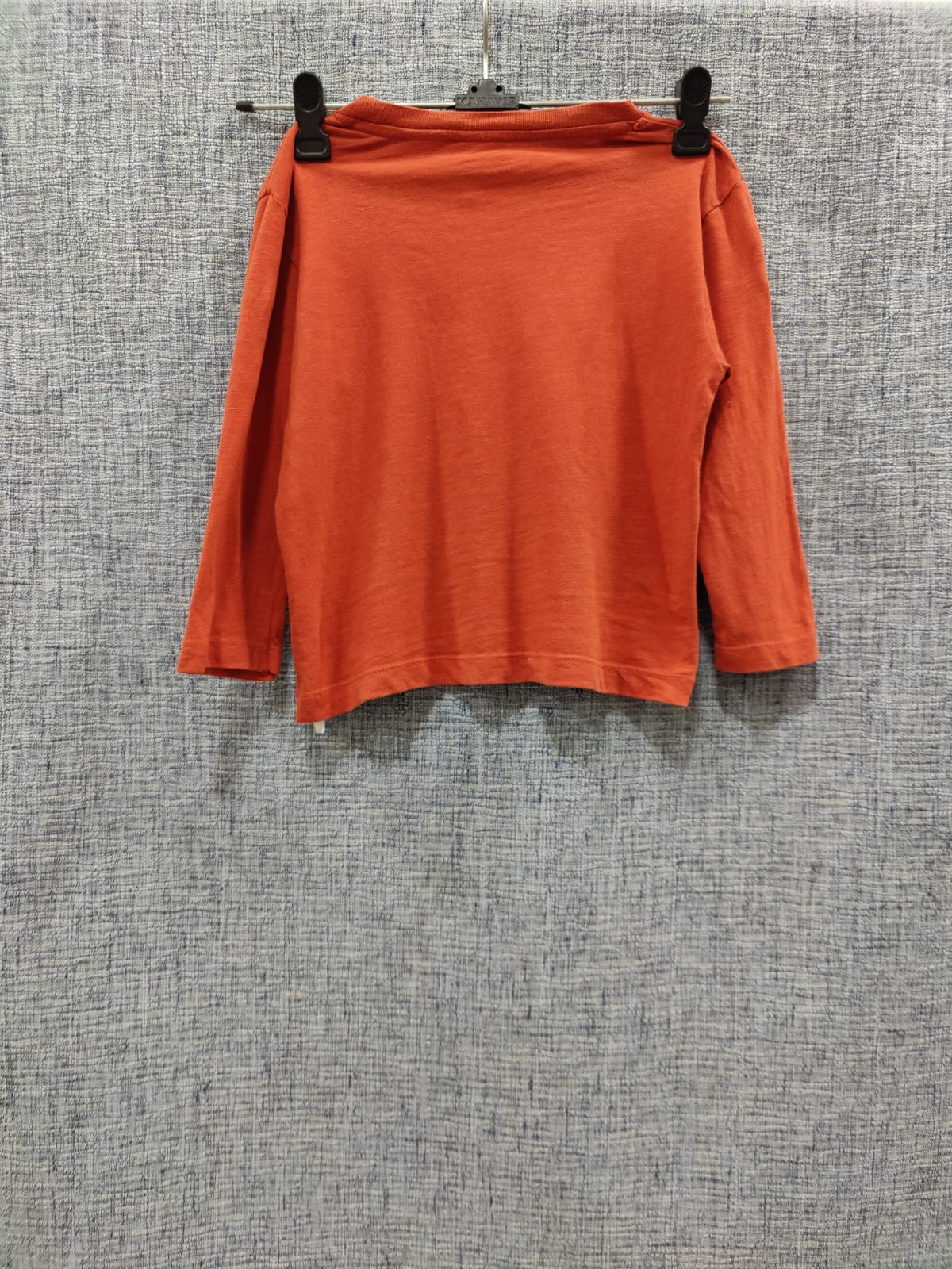 ZARA Rust Kids Full Sleeve T Shirt | Relove