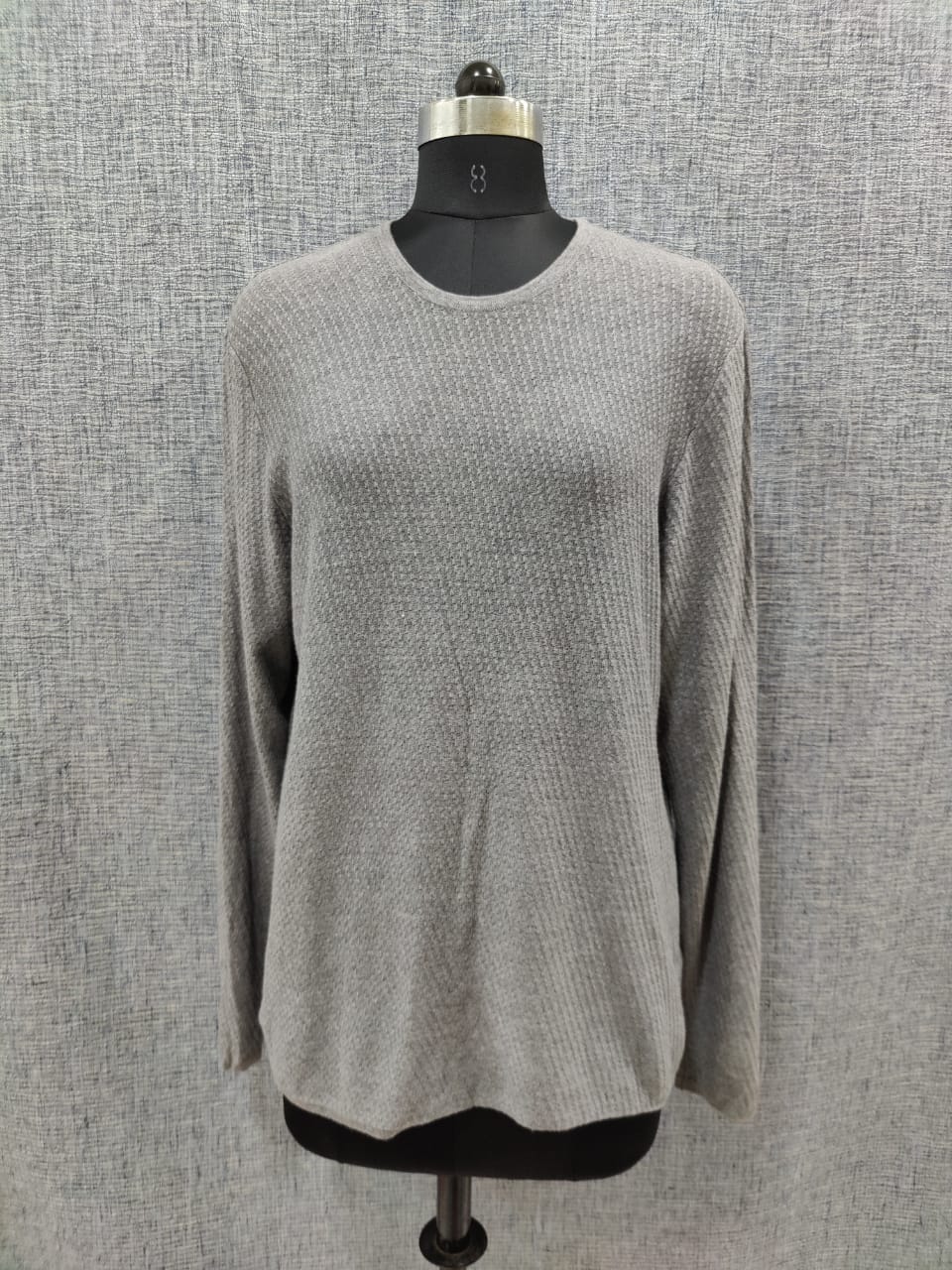 Zara Grey Knit Oversized Top | Relove