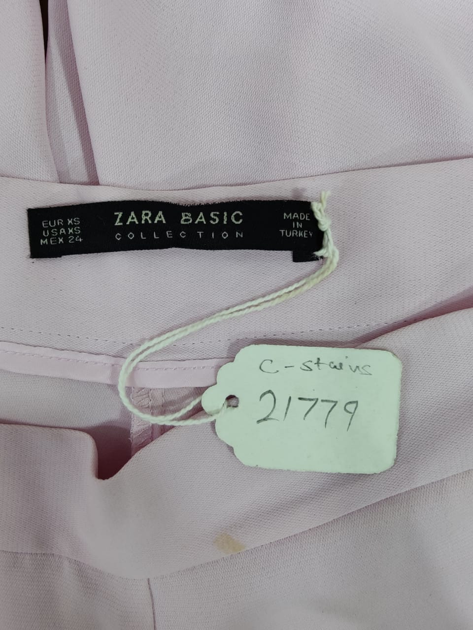ZARA Light Pink Flared Pants | Relove
