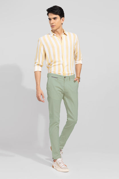 Fine Mint Green Linen Pant | Relove
