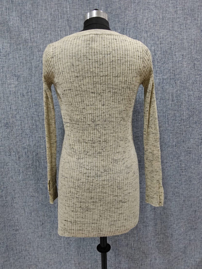 ZARA Melange Brown Knit Midi Dress | Relove