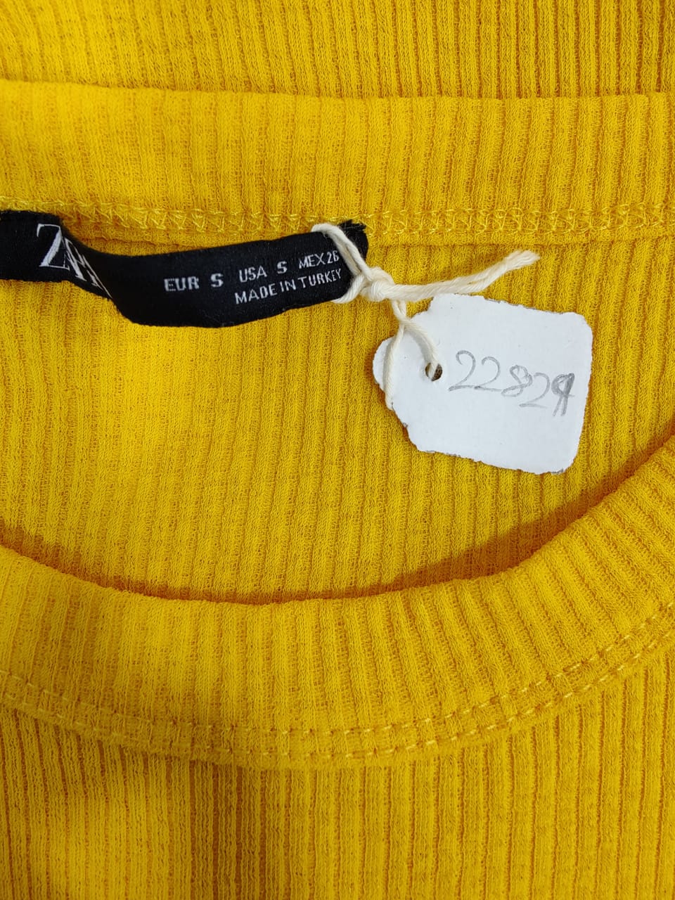 ZARA Yellow Knit Blouse | Relove