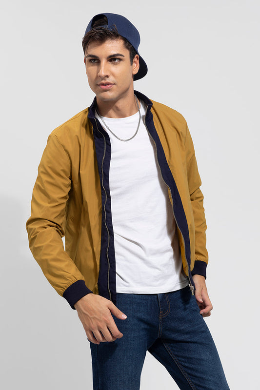 Marco Mustard Water Resistant Jacket | Relove