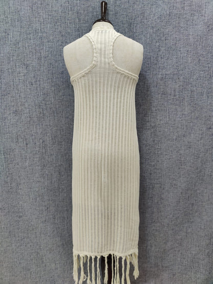 ZARA White Crochet Fringe Dress | Relove