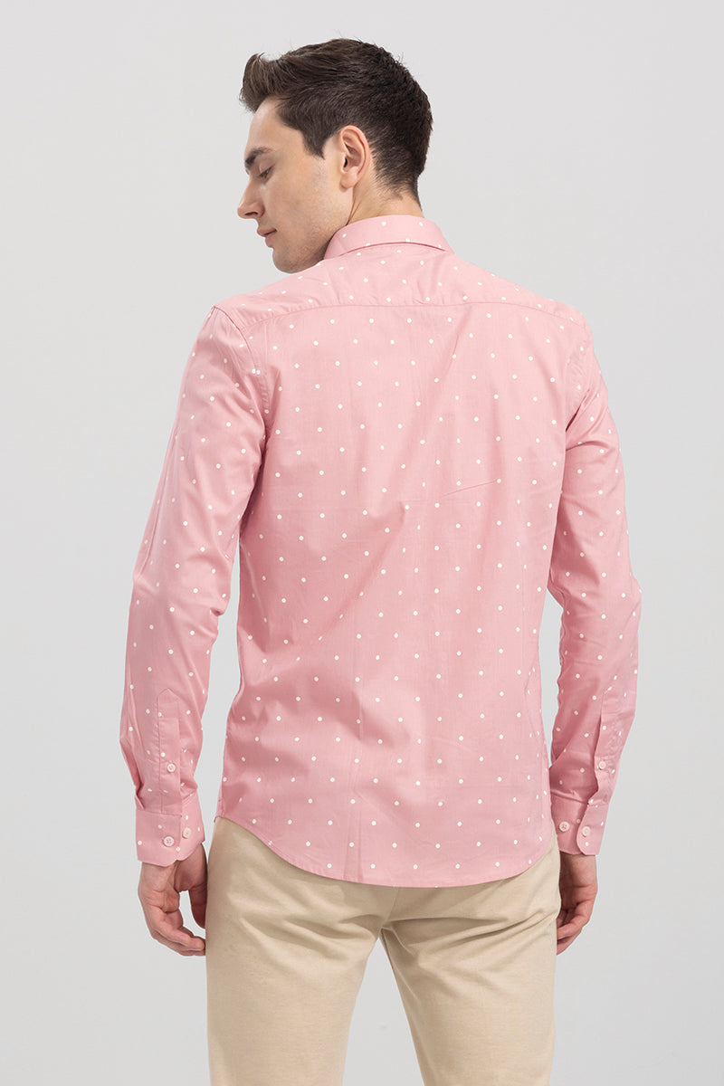 White Dot Pink Shirt | Relove