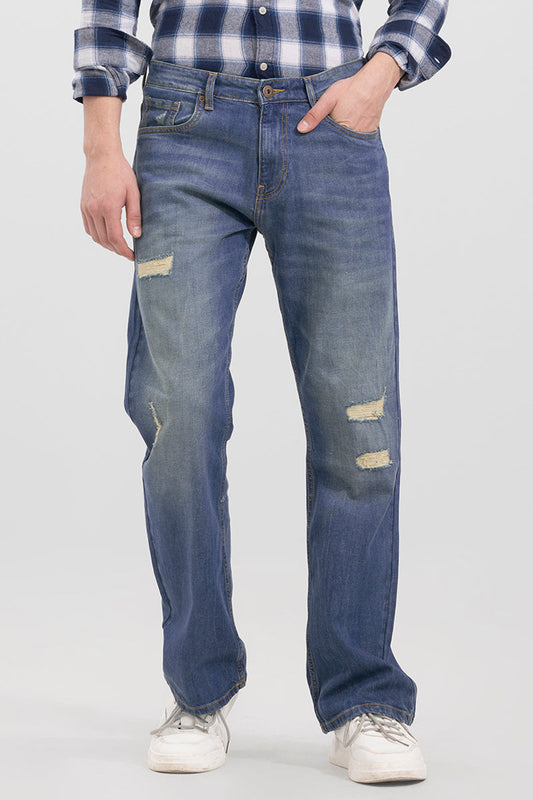 Dexton Blue Bootcut Jeans | Relove