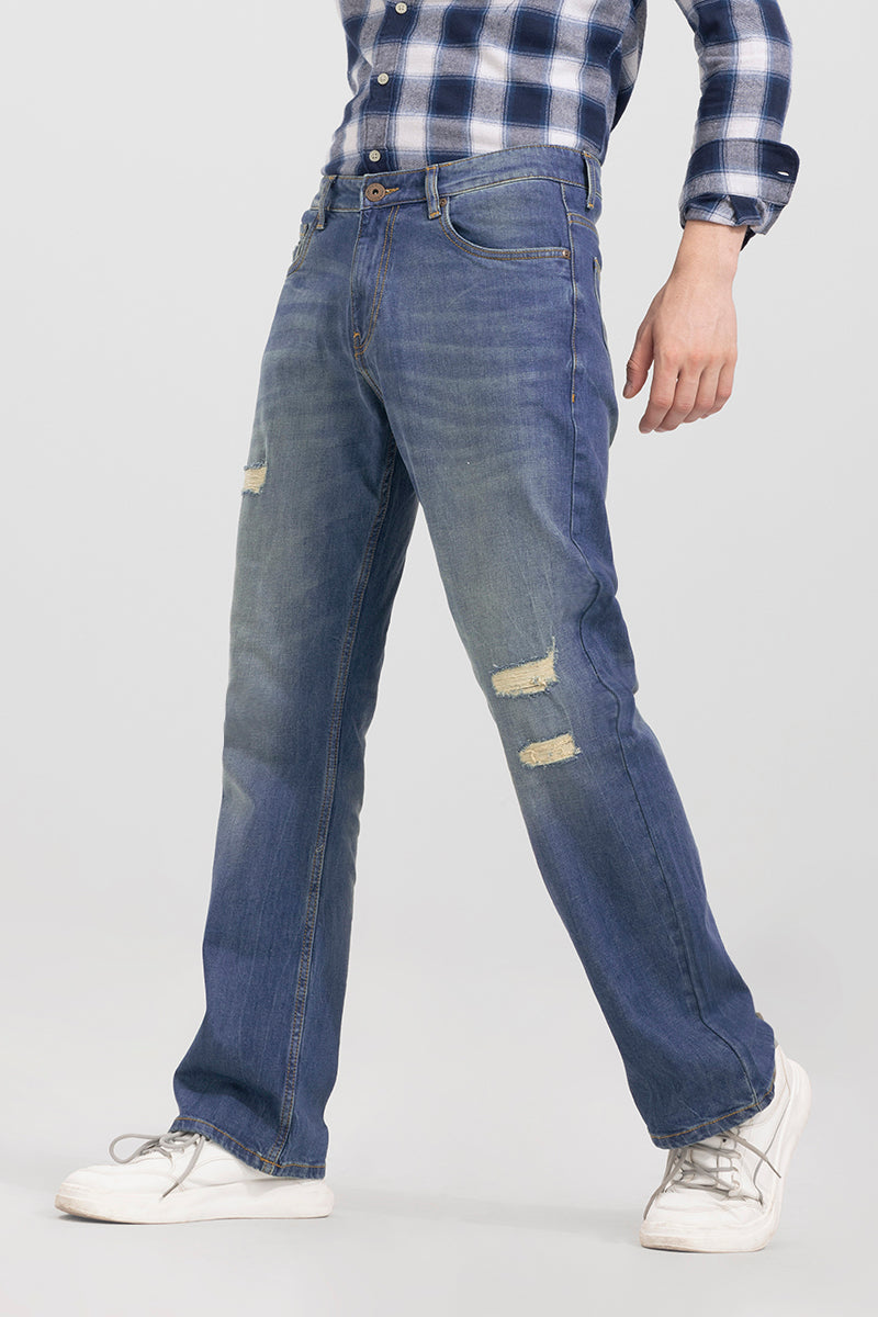 Dexton Blue Bootcut Jeans | Relove