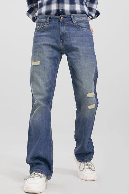 Dexton Blue Bootcut Jeans | Relove