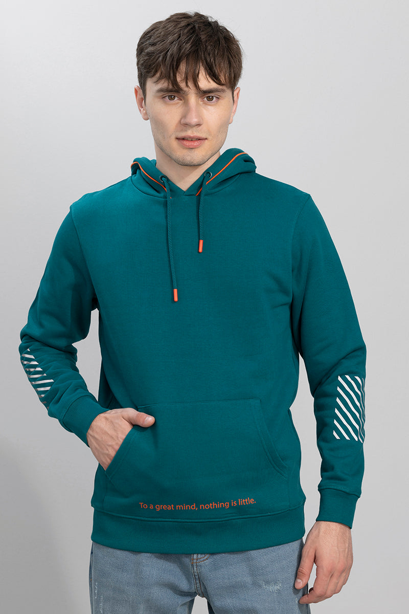 To A great Mind Green Hoodie | Relove