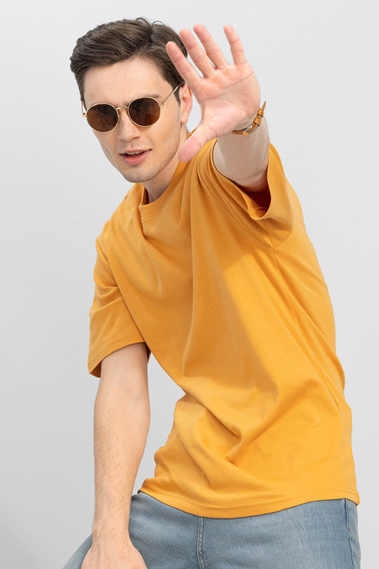 Overstreet Mustard Oversized T-Shirt | Relove