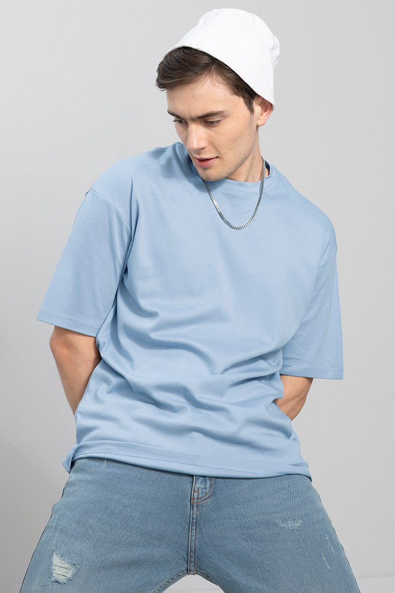 Overstreet Blue Oversized T-Shirt | Relove