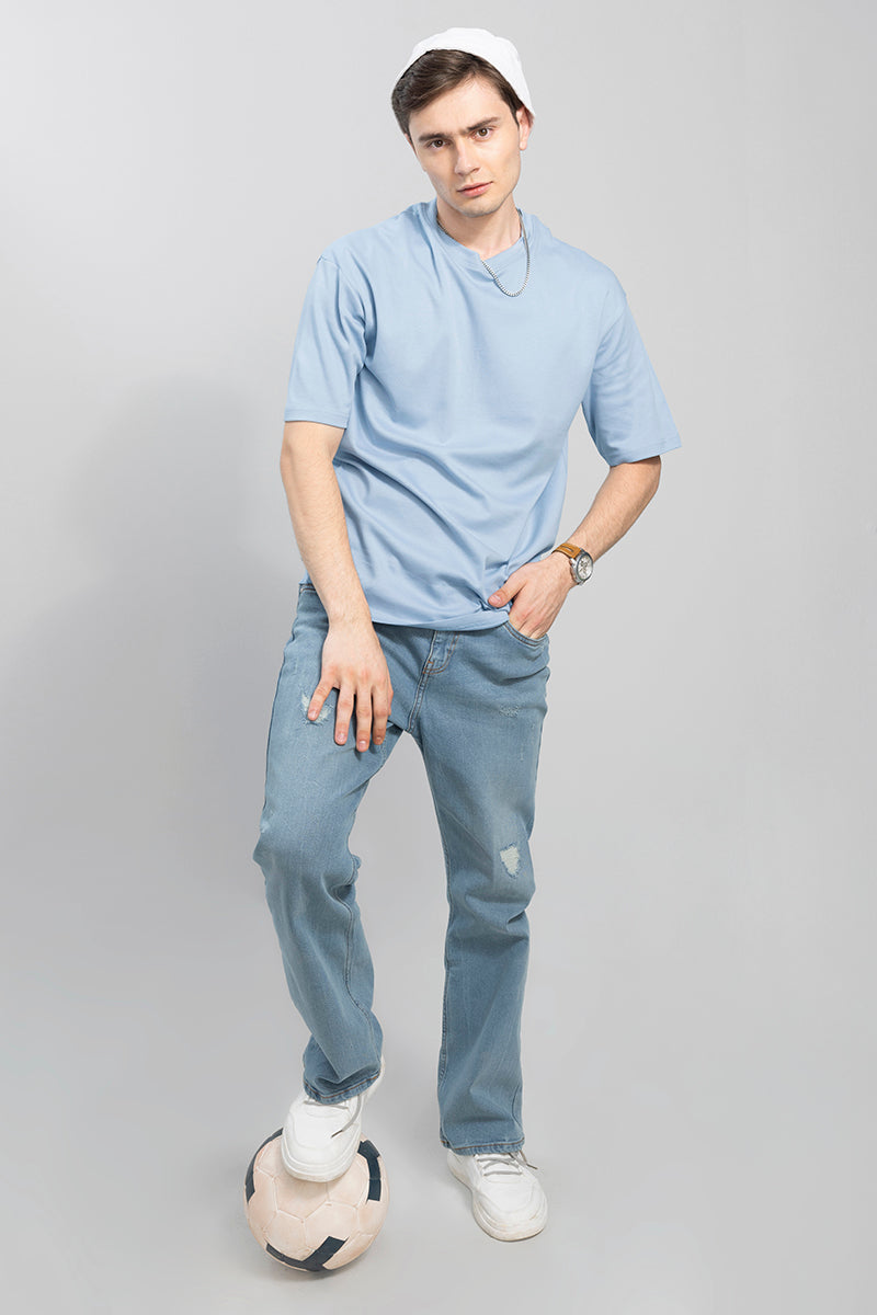 Overstreet Blue Oversized T-Shirt | Relove