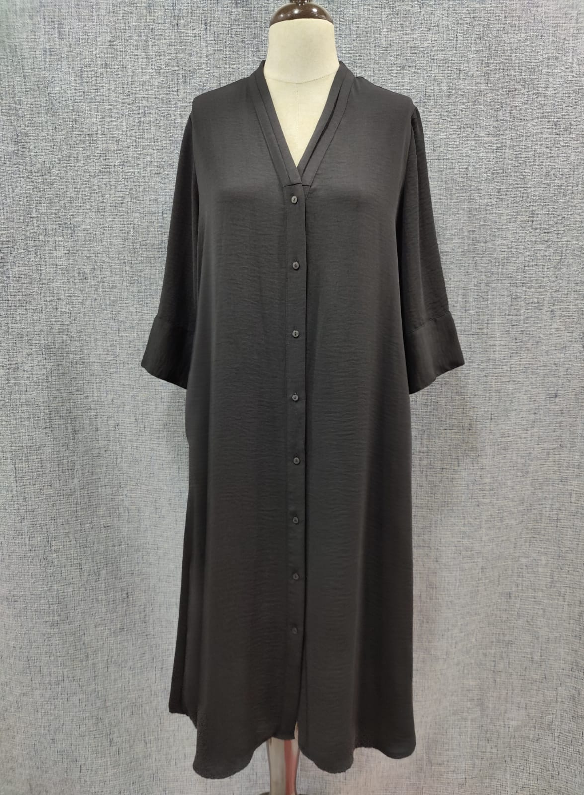 ZARA Black Long Shirt Dress | Relove