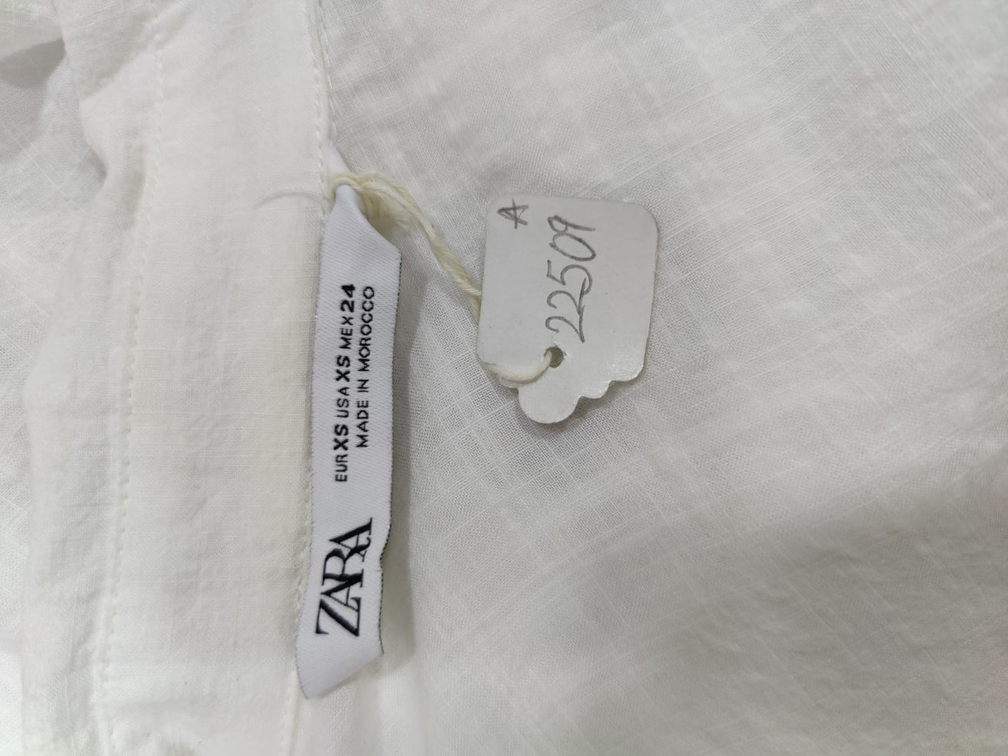 ZARA White Wrap Front Tie Up Midi Dress | Relove