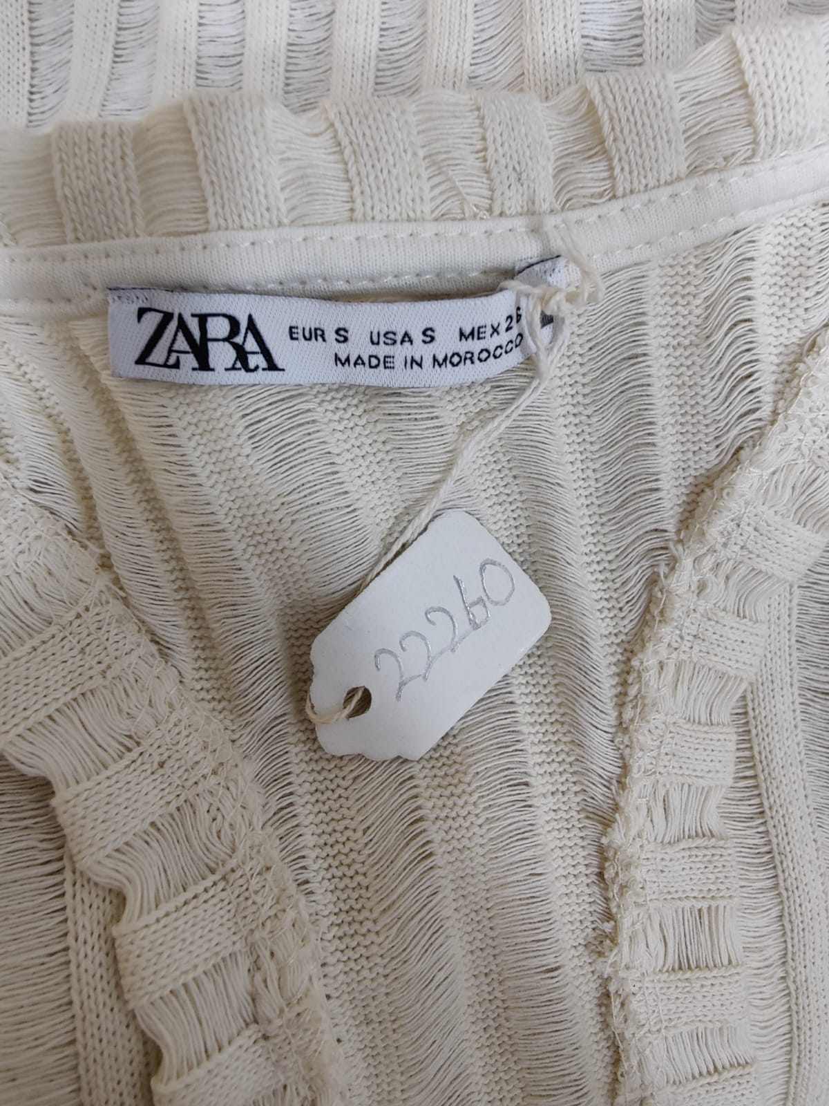ZARA White Crochet Fringe Dress | Relove