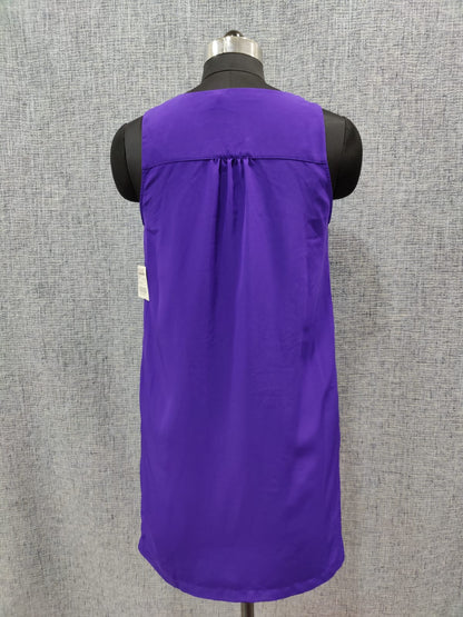 ZARA Purple Sleeveless Fringe Midi Dress | Relove