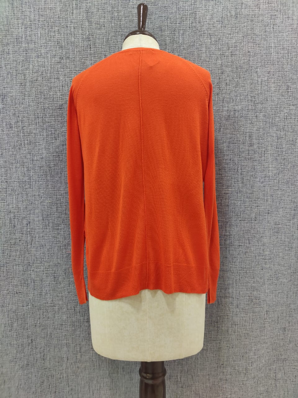 ZARA Women Orange Full Sleeve Knit Top | Relove
