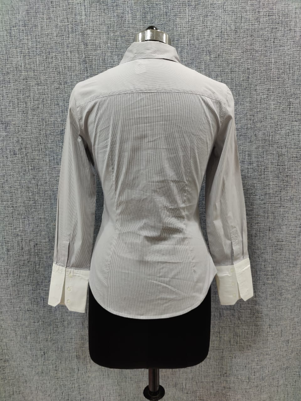 ZARA Women Light Grey Full Sleeve Shirt | Relove